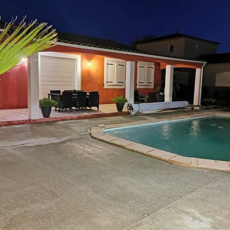 Villa Elegante A Carcassonne Avec Jardin Et Jacuzzi Luaran gambar